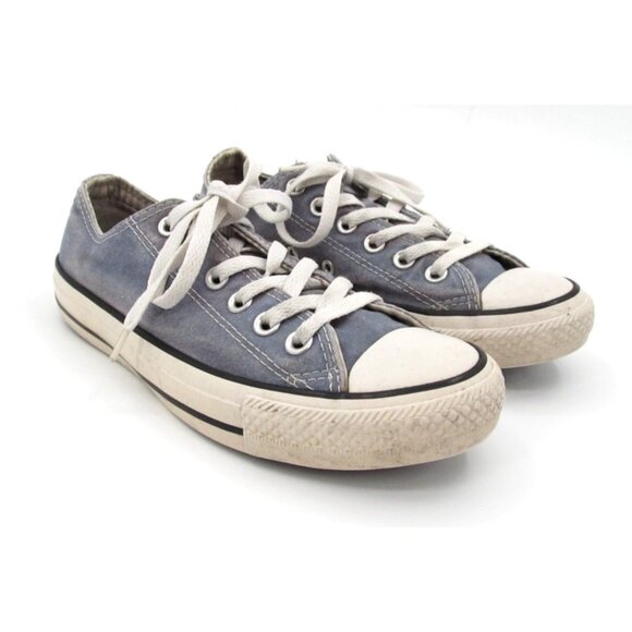 Converse Chuck Taylor All Star Low Top Canvas Shoes Womens 7 Star Stripe Lining - Picture 2 of 14